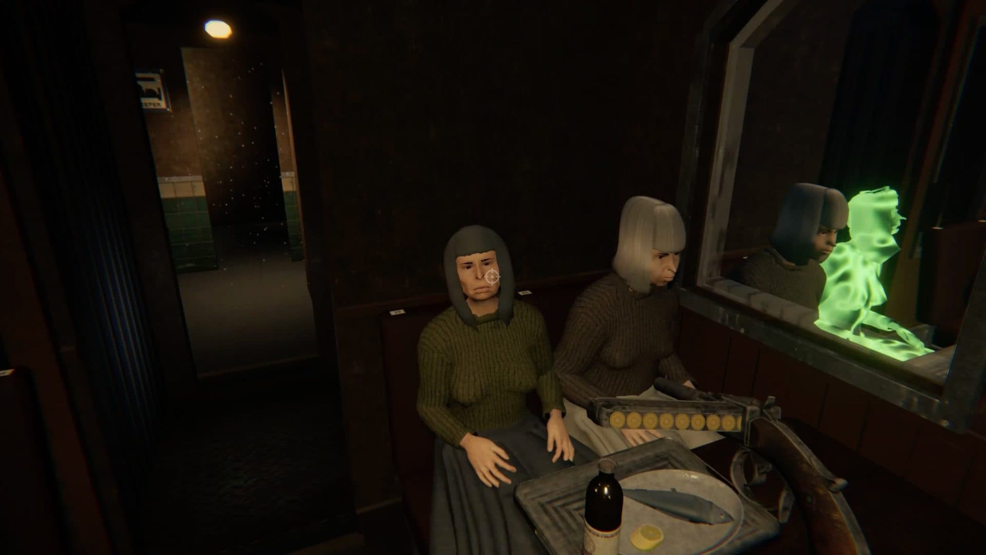 Some of them don't come back in the glass.